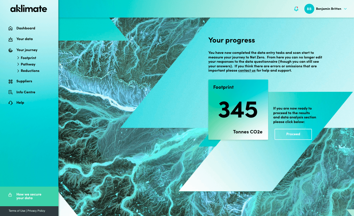 Aklimate screenshot