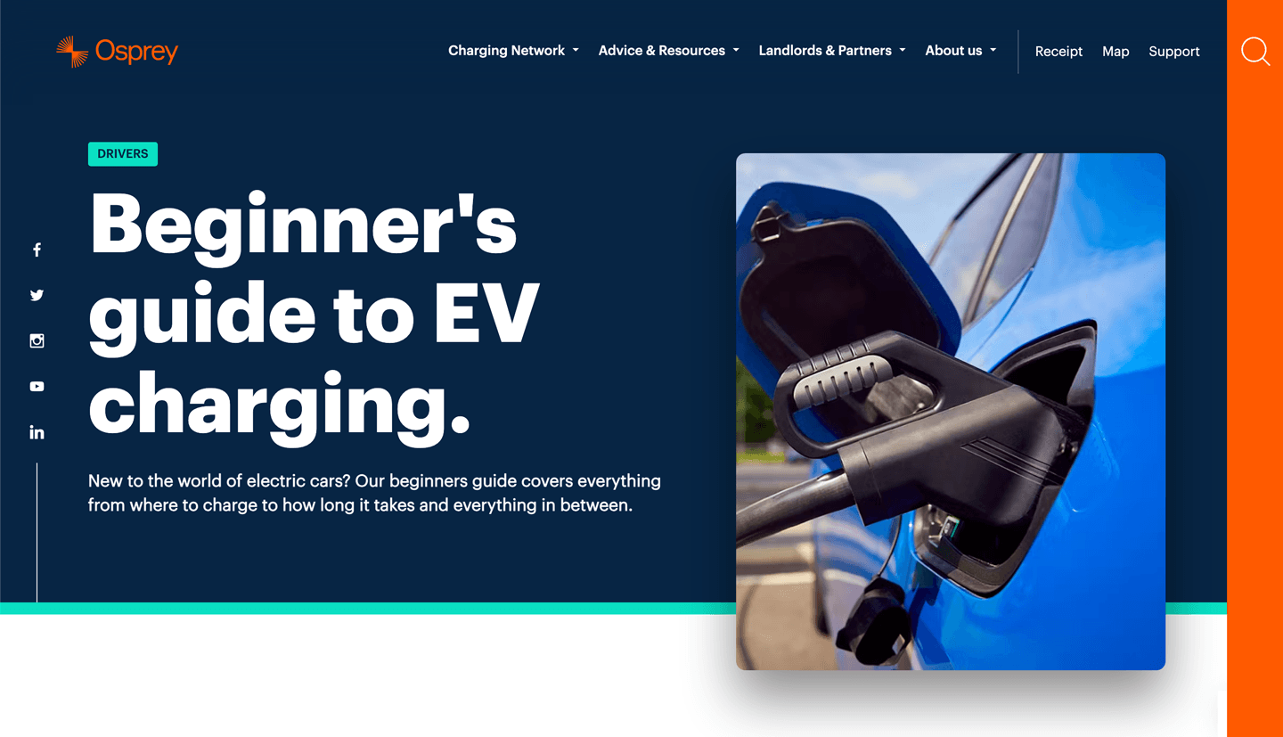 Osprey's beginner's guide to EV charging